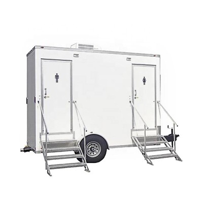 Outdoor mobile bathroom portable restroom trailers used portable toilets for sale