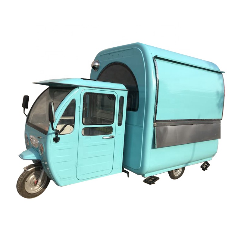 Tune High Quality 3 Wheel Ice Cream Cart Used Food Car