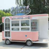 Professional high efficiency catering street foodcarts food cart ice cream